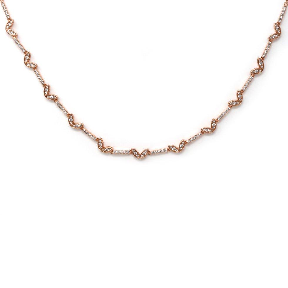 Winged Necklace - Rose Gold